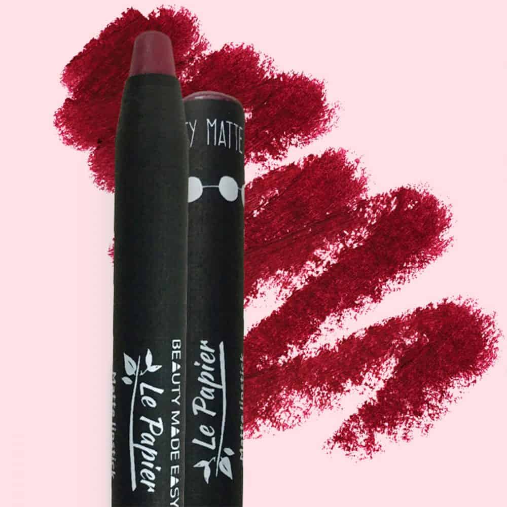 beauty made easy le papier lip stick mighty matte ruby 2 ecognito greece