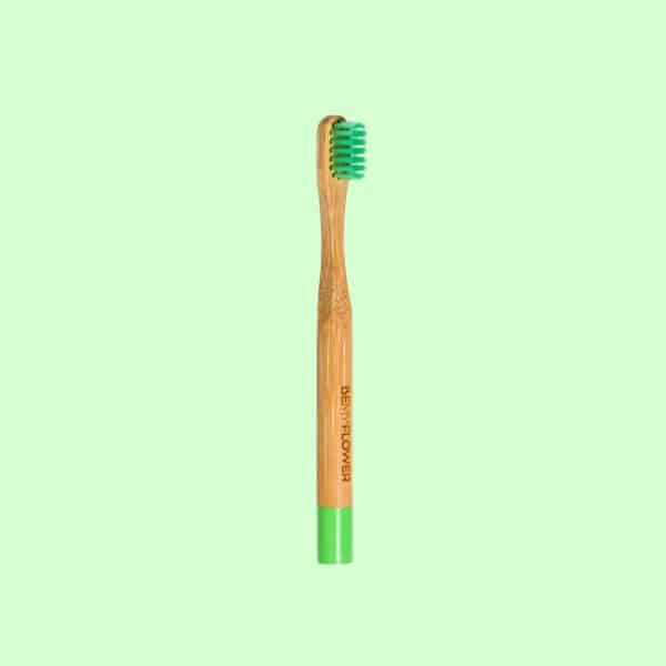 Παιδική Οδοντόβουρτσα Μπαμπού Soft Πράσινη