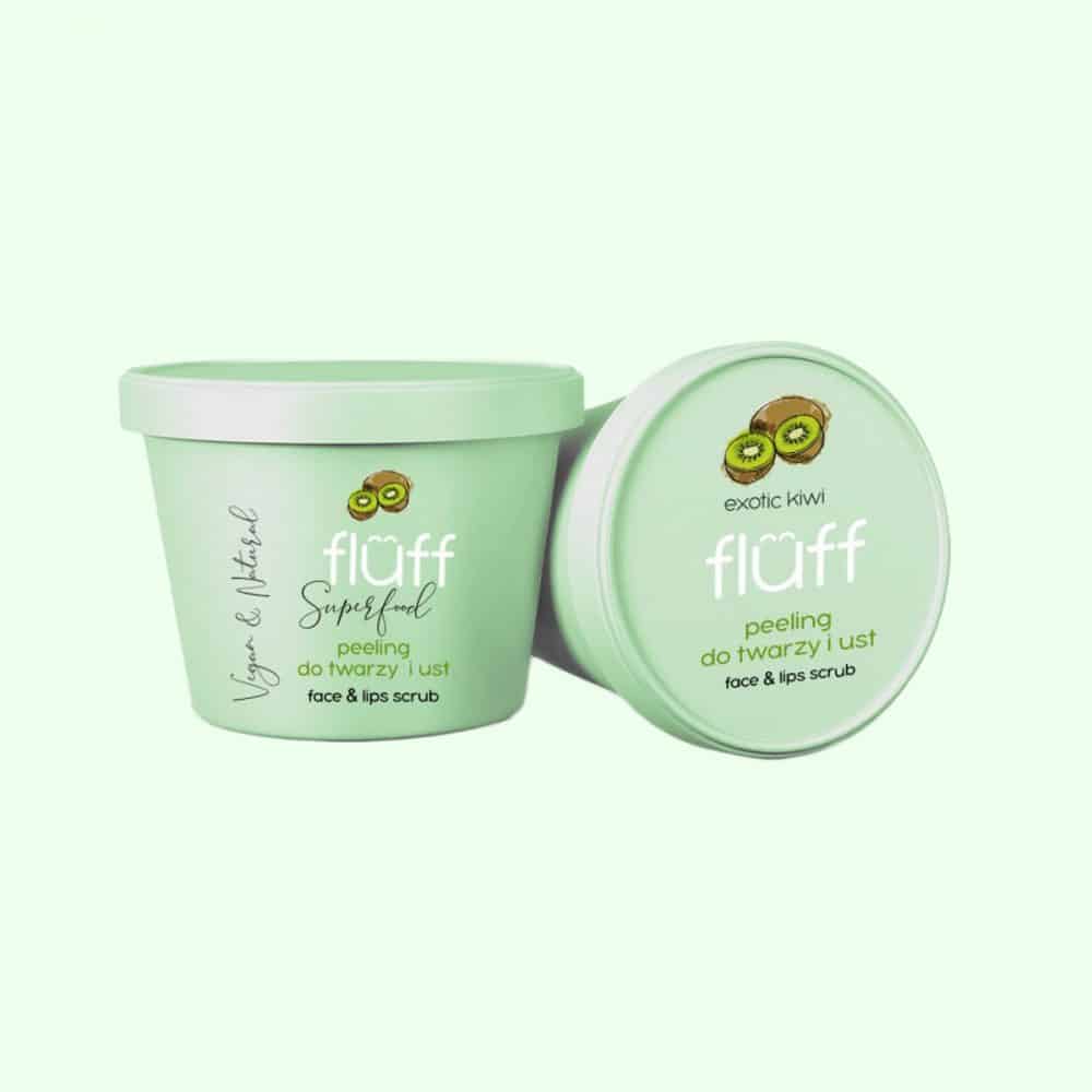 fluff superfood face lips scrub kiwi ecognito greece